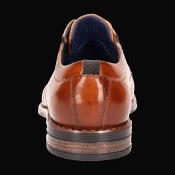 Leder Business Schnürer cognac