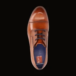 Leder Business Schnürer cognac