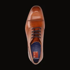 Leder Business Schnürer cognac