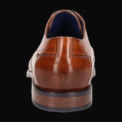 Leder Business Schnürer cognac
