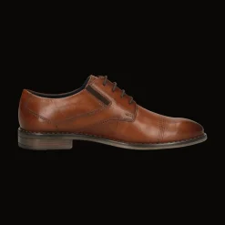 Leder Business Schnürer cognac