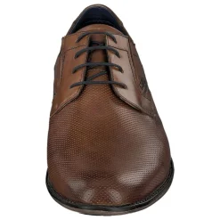 Leder Business Schnürer cognac