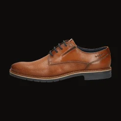 Leder Business Schnürer cognac
