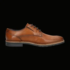 Leder Business Schnürer cognac