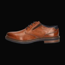 Leder Business Schnürer cognac