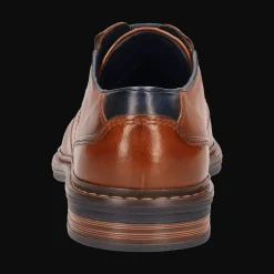 Leder Business Schnürer cognac