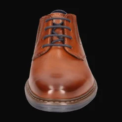 Leder Business Schnürer cognac
