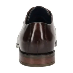 Leder Business Schnürer dunkelbraun
