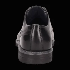 Leder Business Schnürer schwarz