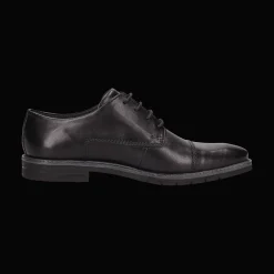 Leder Business Schnürer schwarz