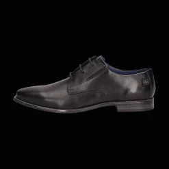 Leder Business Schnürer schwarz