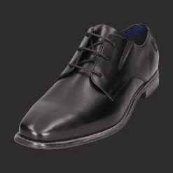 Leder Business Schnürer schwarz