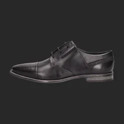 Leder Business Schnürer schwarz