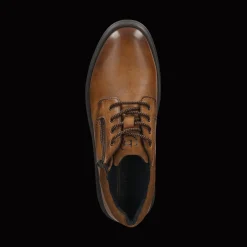 Leder Schnürer cognac