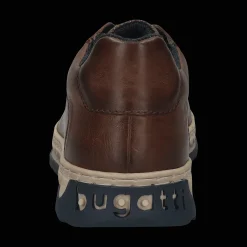 Leder Schnürer dunkelbraun