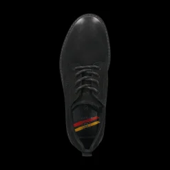 Leder Schnürer schwarz