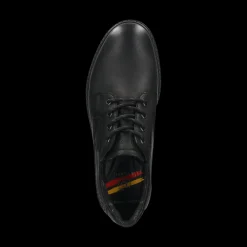 Leder Schnürer schwarz