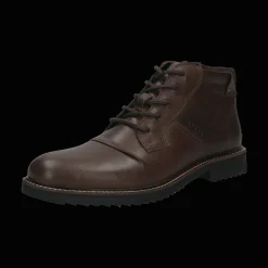 Leder Schnürstiefel braun