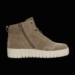 Leder Schnürstiefel braun
