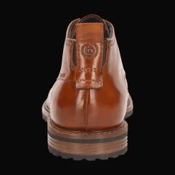 Leder Schnürstiefel cognac