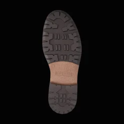 Leder Schnürstiefel cognac