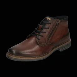 Leder Schnürstiefel mittelbraun