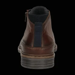 Leder Schnürstiefel mittelbraun