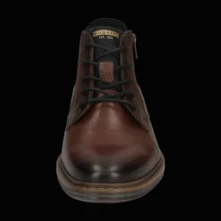 Leder Schnürstiefel mittelbraun