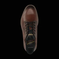Leder Schnürstiefel mittelbraun