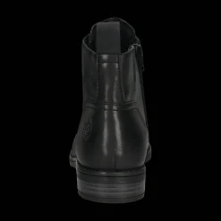 Leder Schnürstiefel schwarz