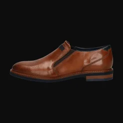 Leder Slip on cognac
