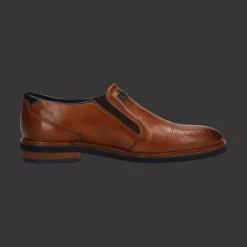Leder Slip on cognac