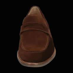 Leder Slip on dunkelbraun