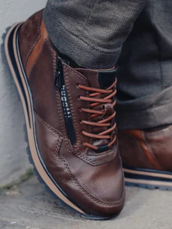 Leder Sneaker braun