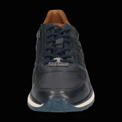 Leder Sneaker dunkelblau