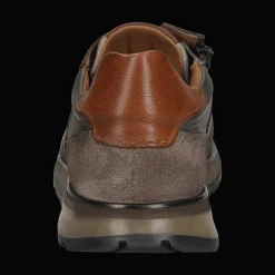 Leder Sneaker grau