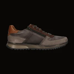 Leder Sneaker grau
