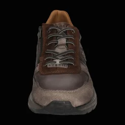 Leder Sneaker grau