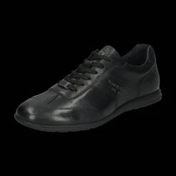 Leder Sneaker schwarz