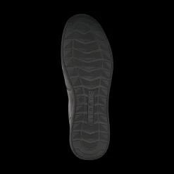 Leder Sneaker schwarz
