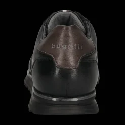 Leder Sneaker schwarz