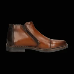 Leder Stiefel cognac