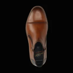 Leder Stiefel cognac