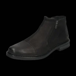 Leder Stiefel schwarz