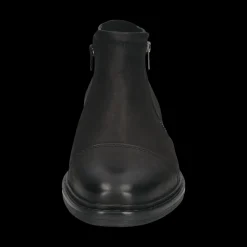Leder Stiefel schwarz