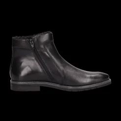 Leder Stiefel schwarz