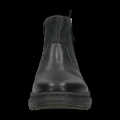 Leder Stiefel schwarz