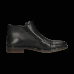Leder Stiefel schwarz