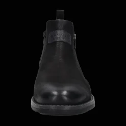Leder Stiefel schwarz