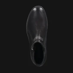 Leder Stiefel schwarz